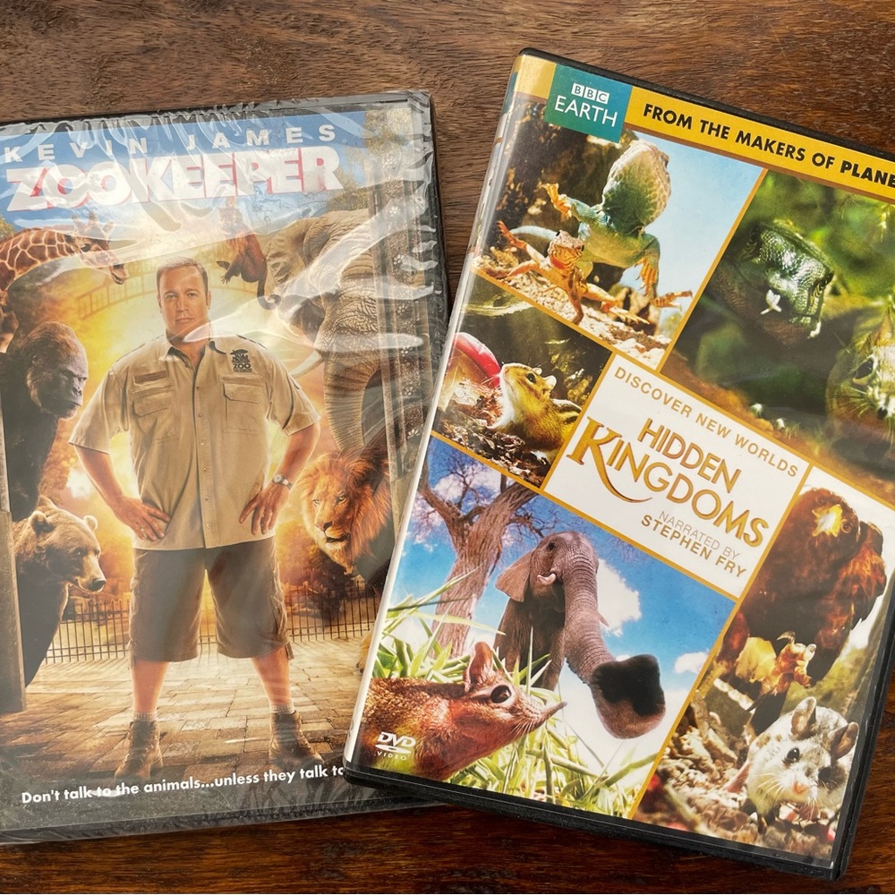Calling all animal 🦒 🦓 lovers ❤️Zookeeper and Hidden Kingdoms DVD Set